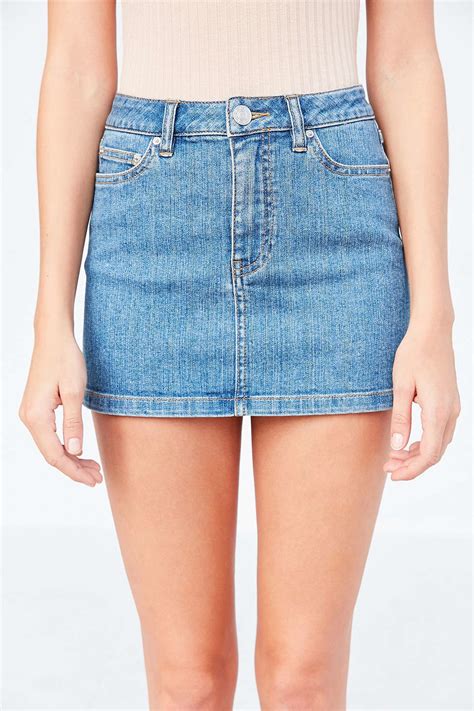 Denim mini skirt 